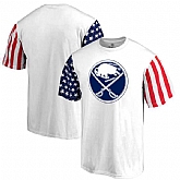 Men's Buffalo Sabres Fanatics Branded Stars & Stripes T-Shirt White FengYun,baseball caps,new era cap wholesale,wholesale hats